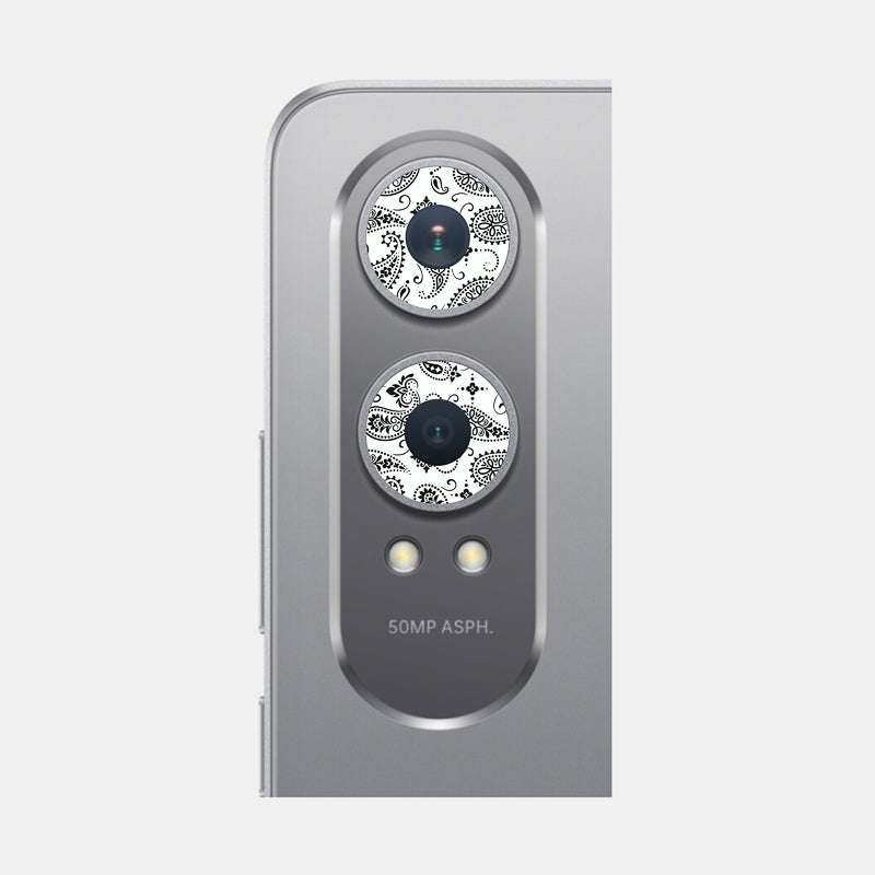 White Paisley Pack of 2