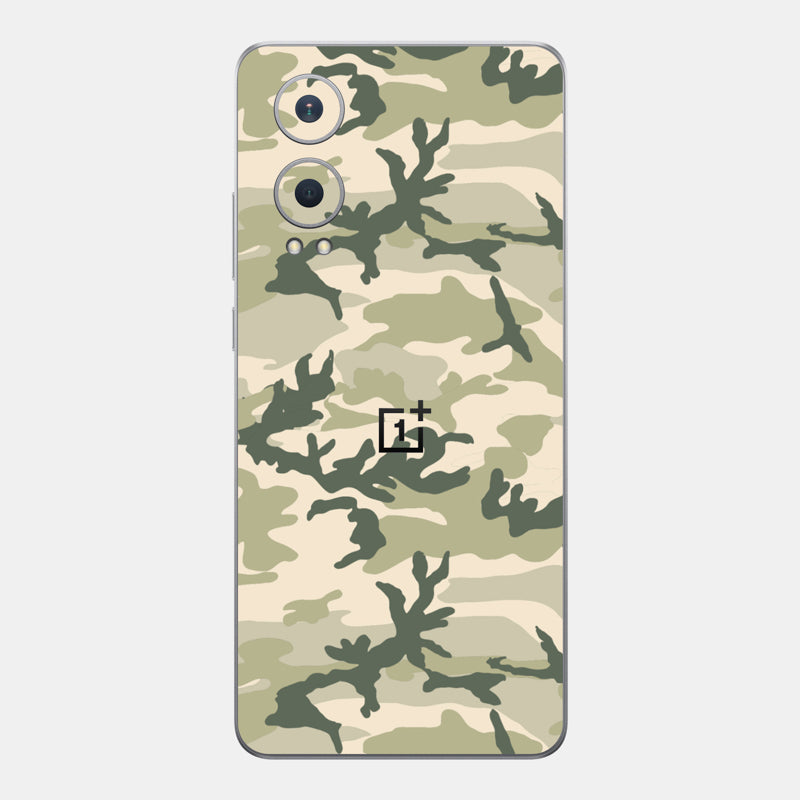 Military Camo Glass Back