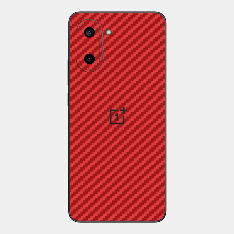 Carbon Fibre Red Glass Back