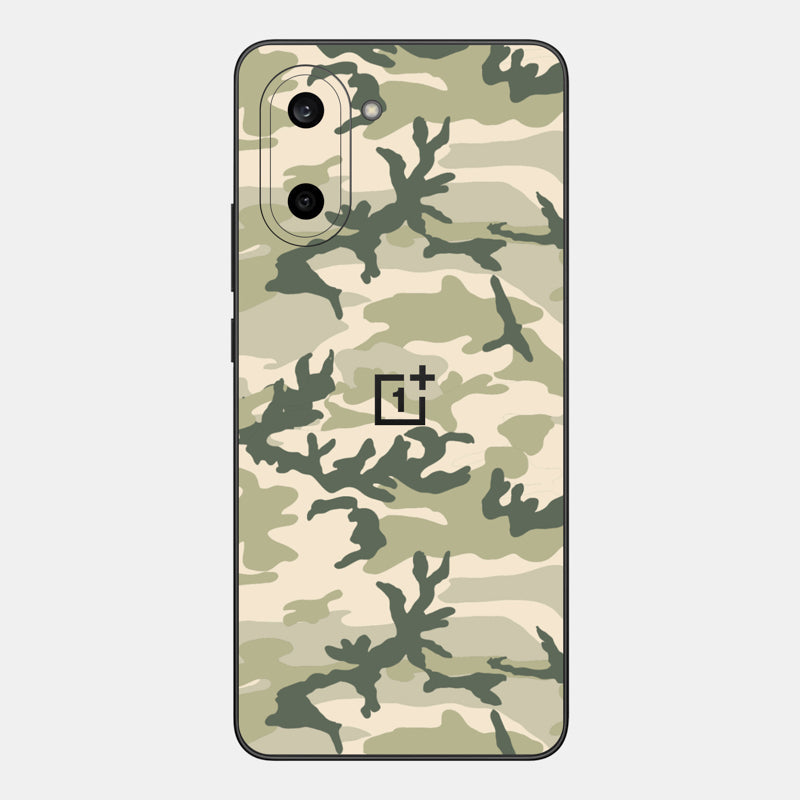 Military Camo Glass Back