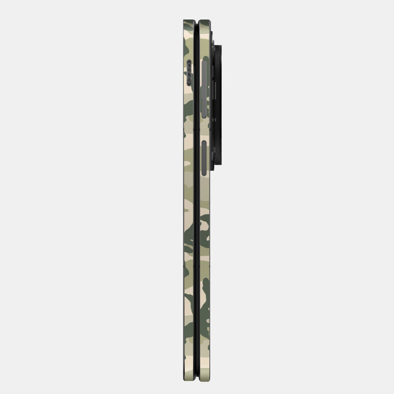 Military Camo Glass Back