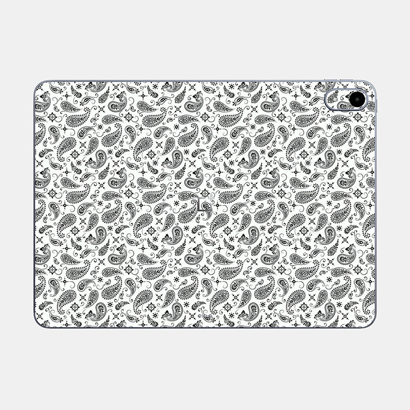 White Paisley Full Body