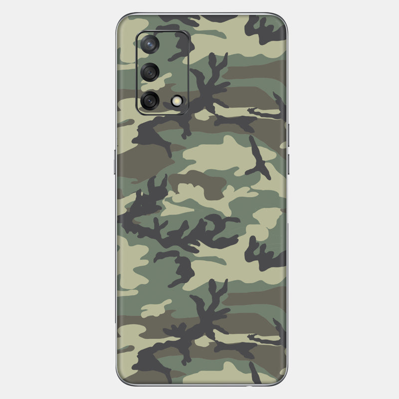 Forest Camo Glass Back
