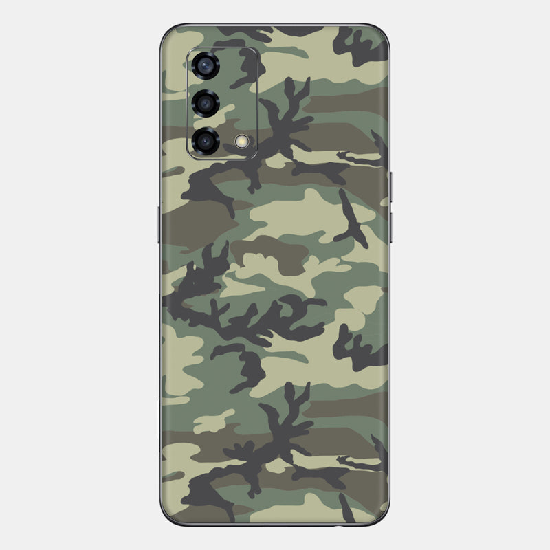 Forest Camo Glass Back