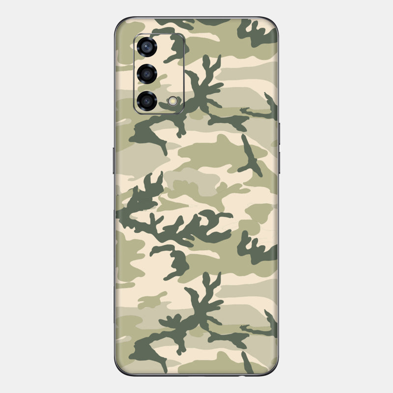 Military Camo Glass Back