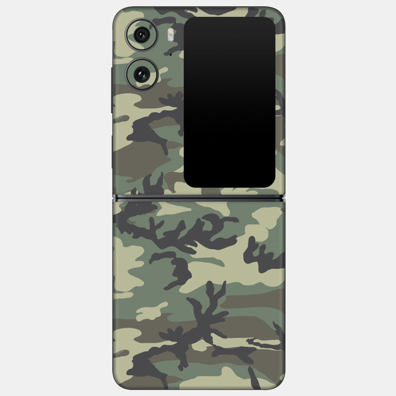 Forest Camo Glass Back