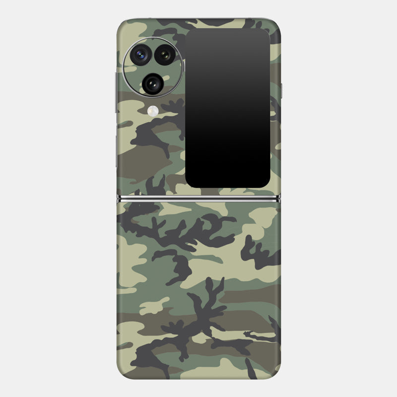 Forest Camo Glass Back