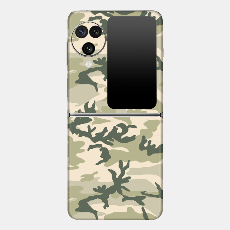 Military Camo Glass Back