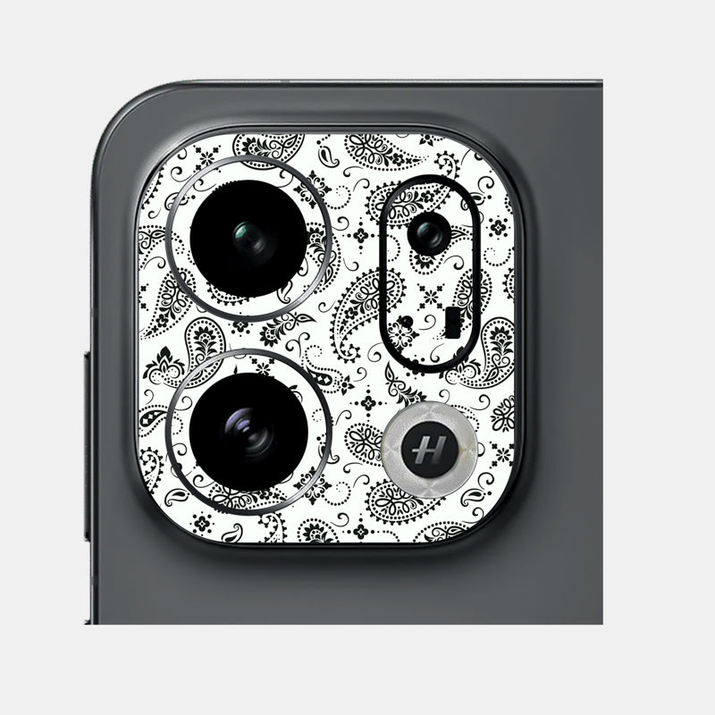 White Paisley Pack of 2