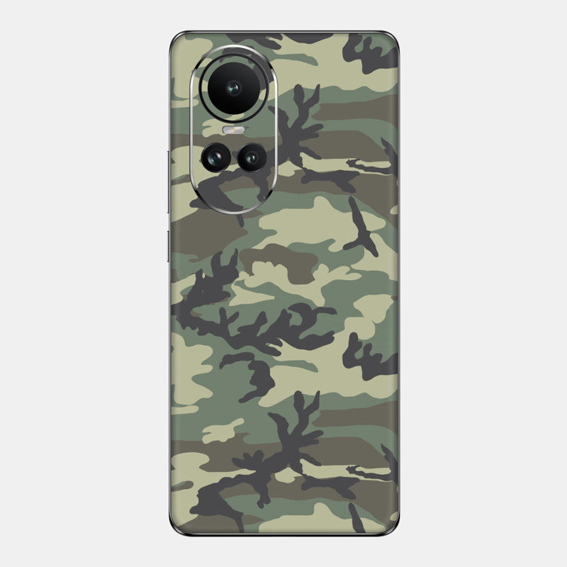 Forest Camo Glass Back