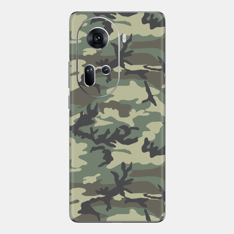 Forest Camo Glass Back
