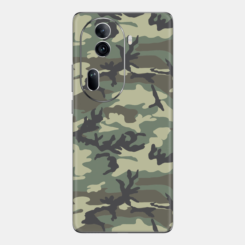 Forest Camo Glass Back