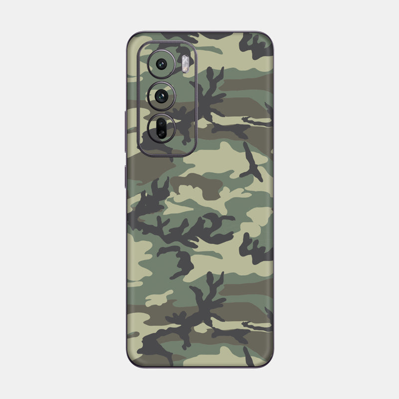 Forest Camo Glass Back