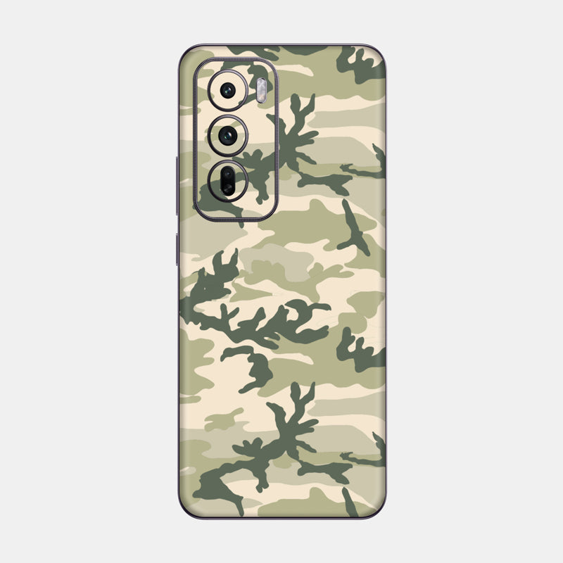 Military Camo Glass Back