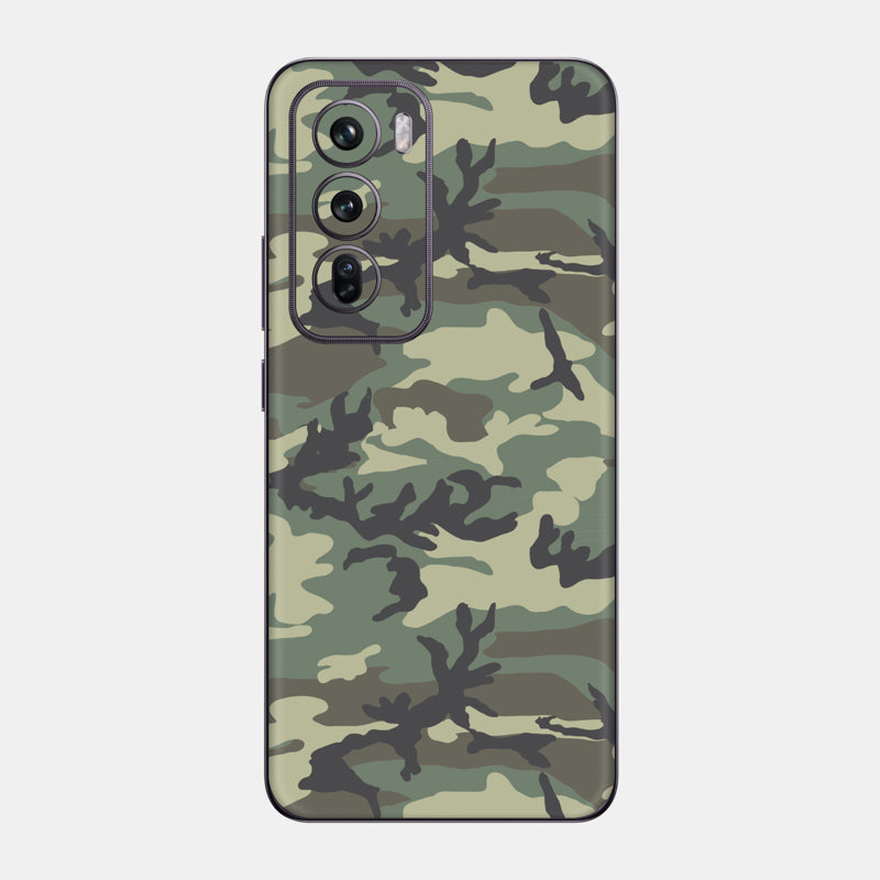 Forest Camo Glass Back