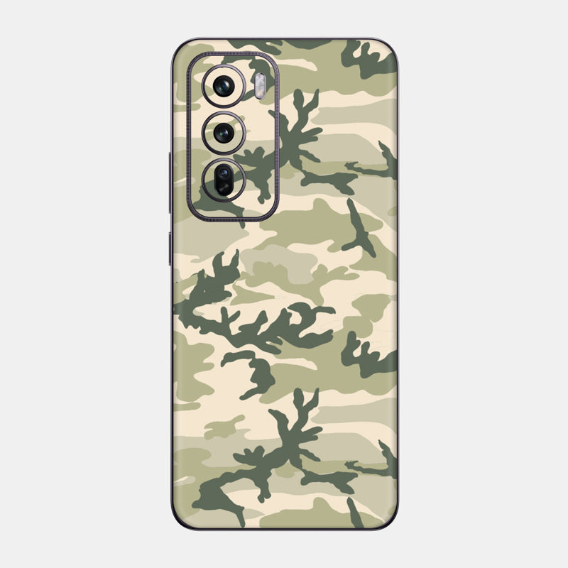 Military Camo Glass Back