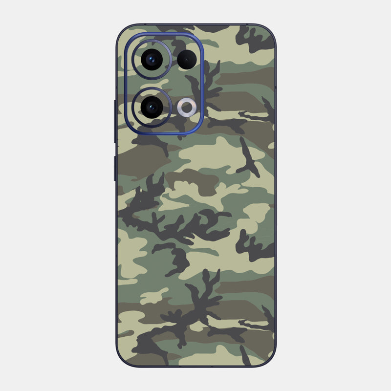 Forest Camo Glass Back
