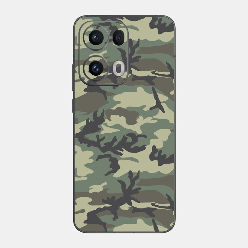 Forest Camo Glass Back