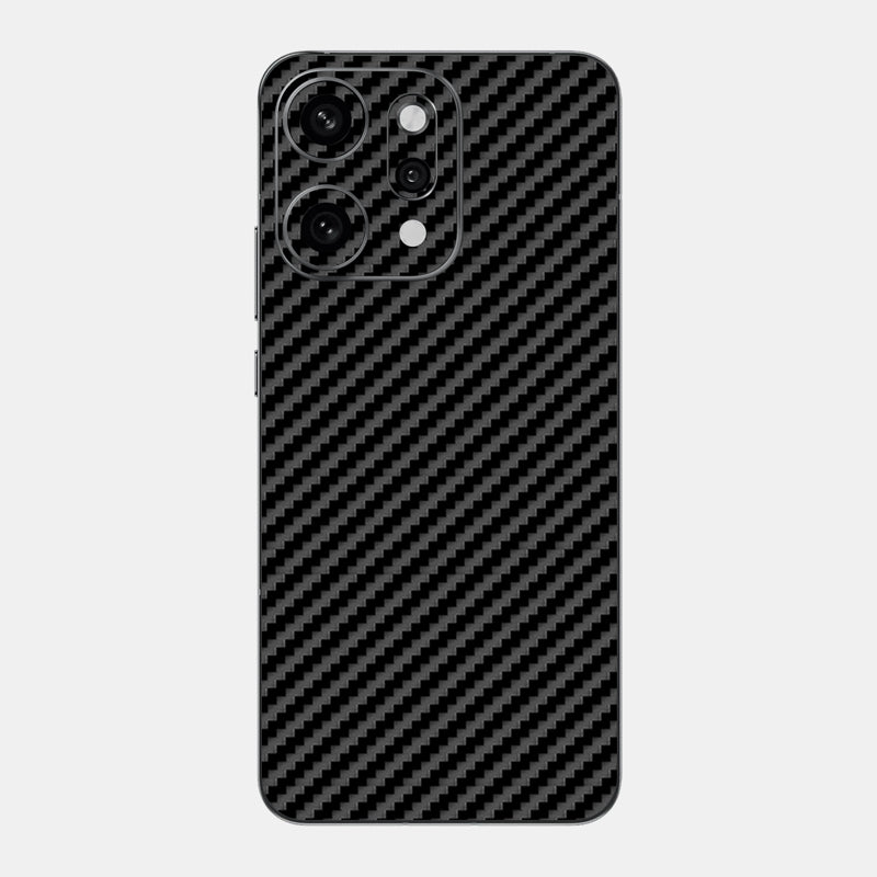 Carbon Fibre Black Glass Back