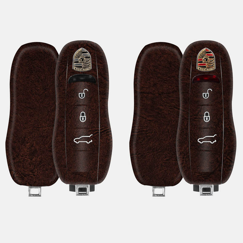 Brown Leather Key-1 + Key-2