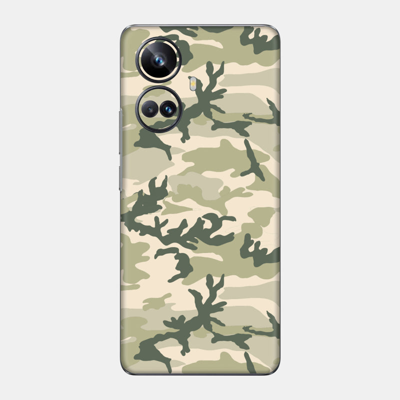 Military Camo Glass Back