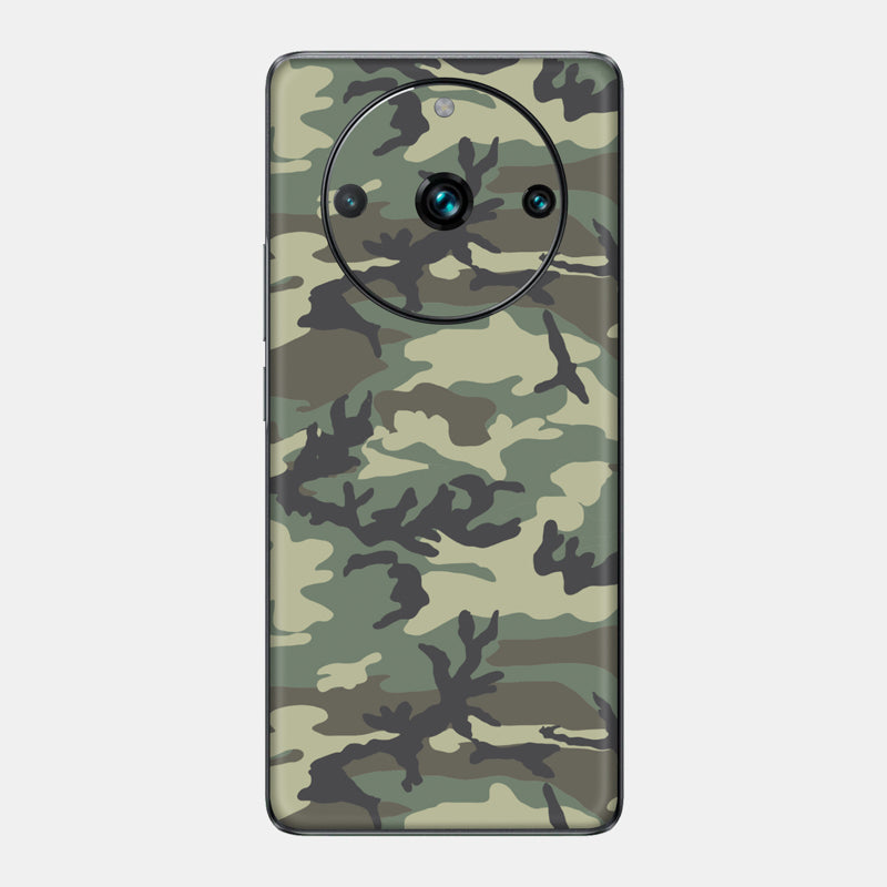Forest Camo Glass Back