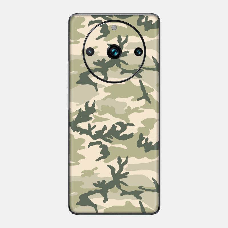 Military Camo Glass Back