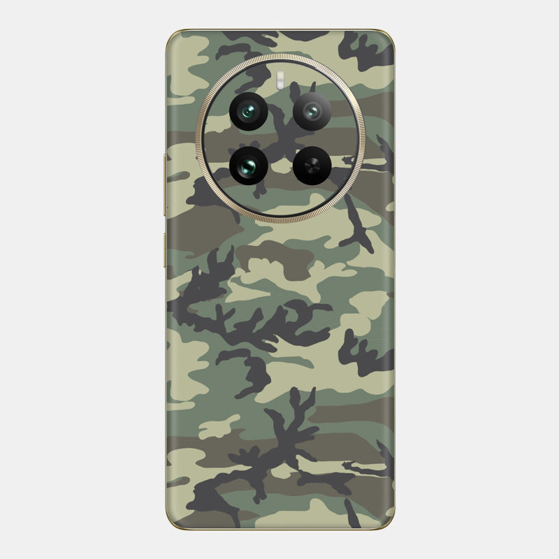 Forest Camo Glass Back