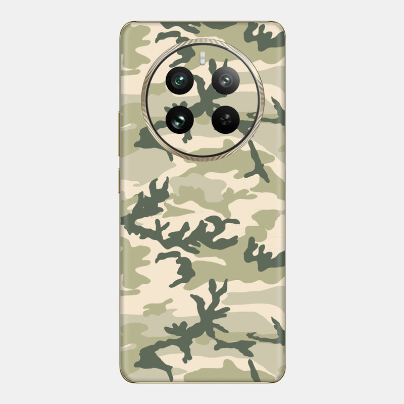Military Camo Glass Back