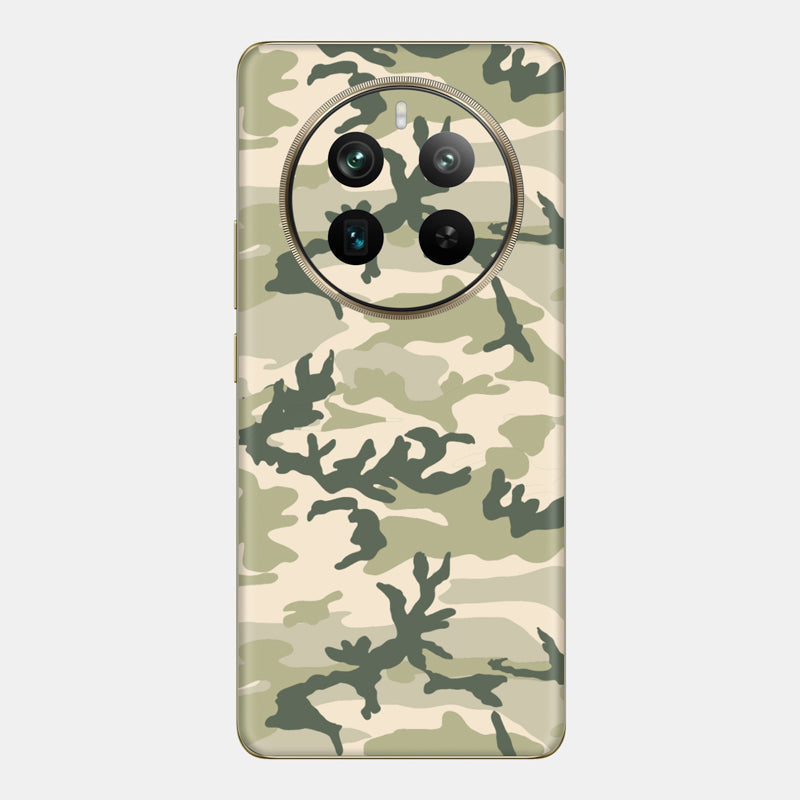Military Camo Glass Back