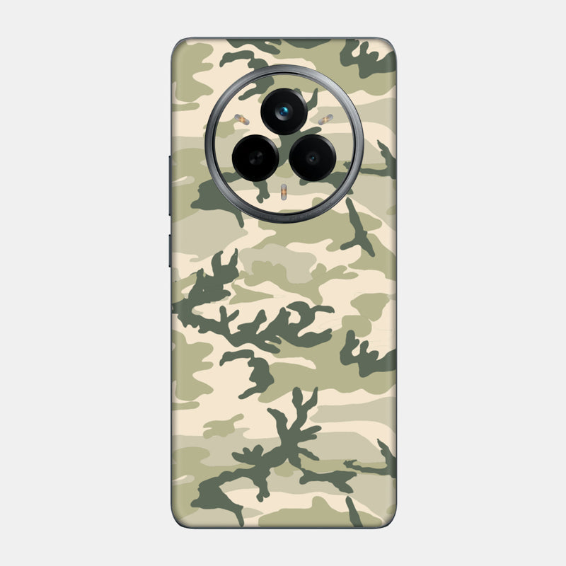 Military Camo Glass Back