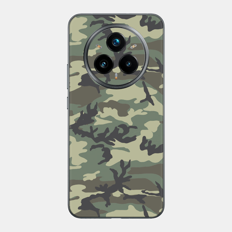 Forest Camo Glass Back