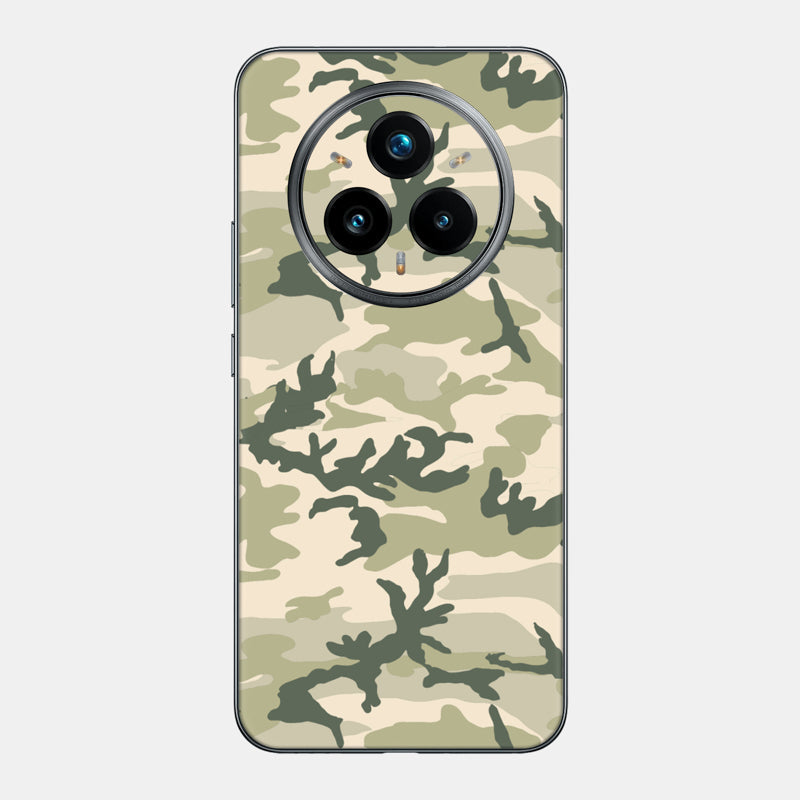 Military Camo Glass Back