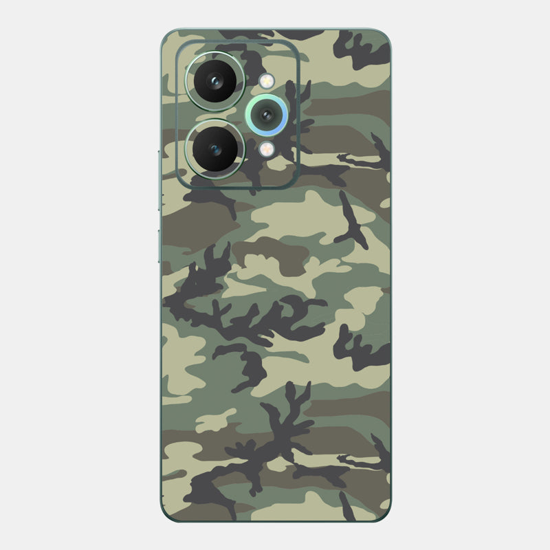 Forest Camo Glass Back