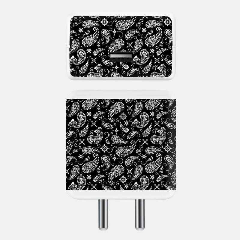 Black Paisley Full Body