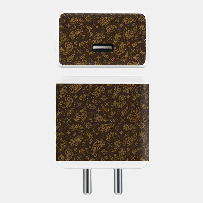 Brown Paisley Full Body