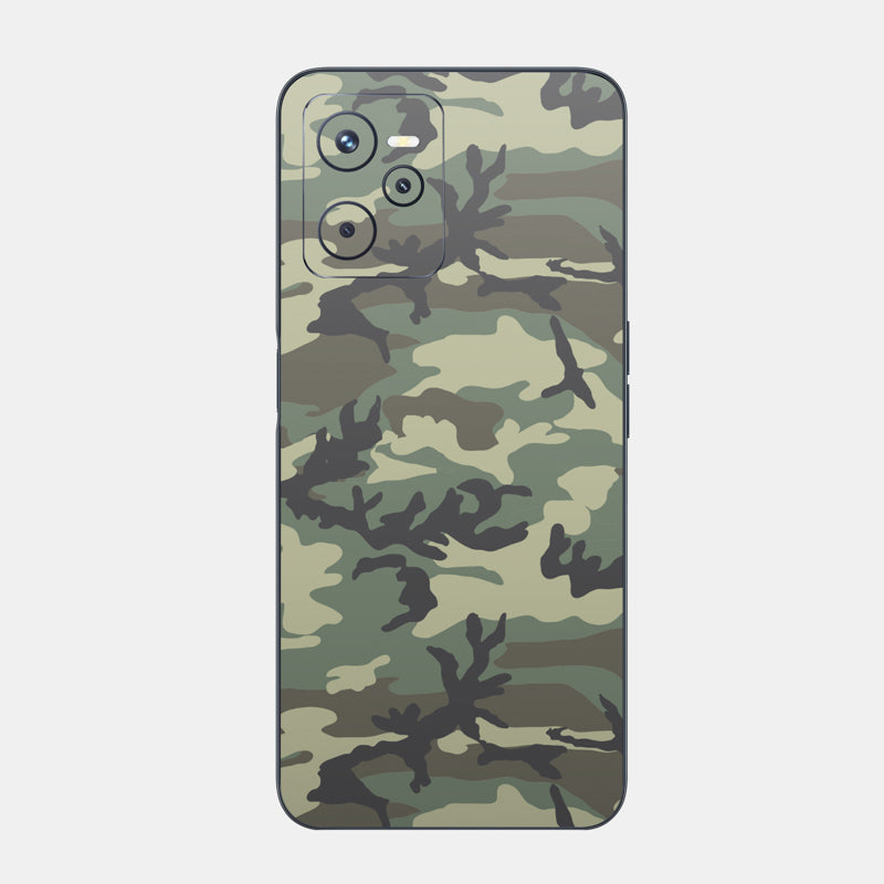 Forest Camo Glass Back