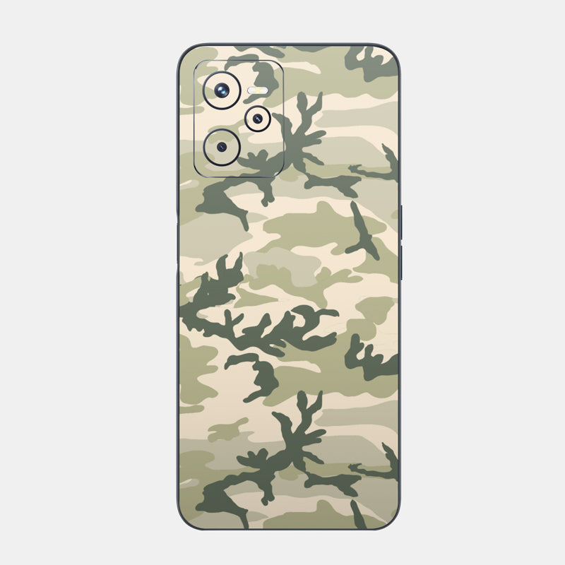 Military Camo Glass Back