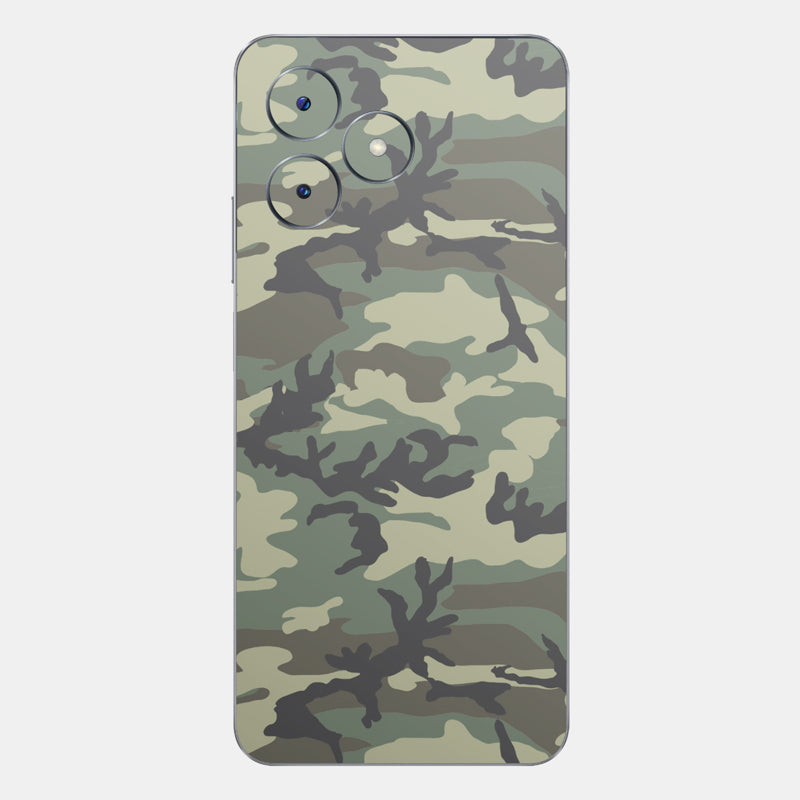 Forest Camo Glass Back