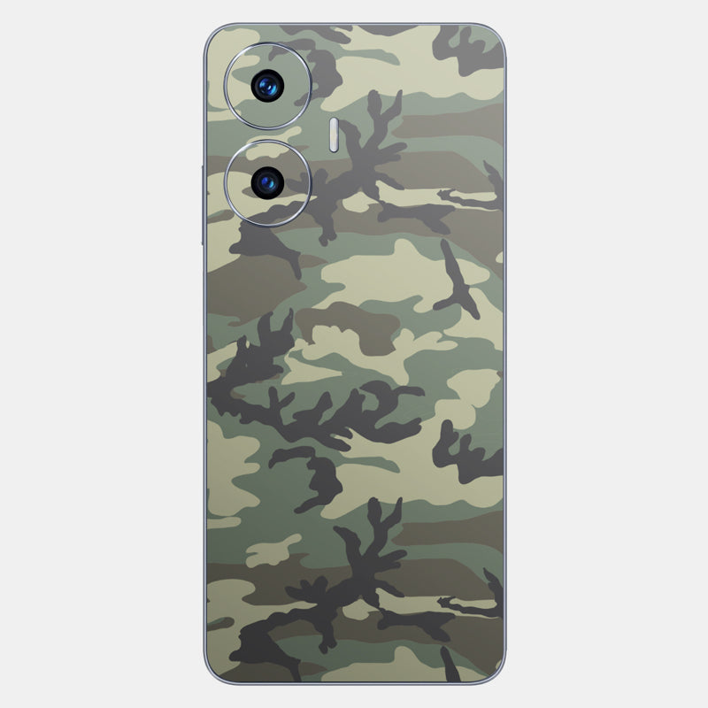 Forest Camo Glass Back