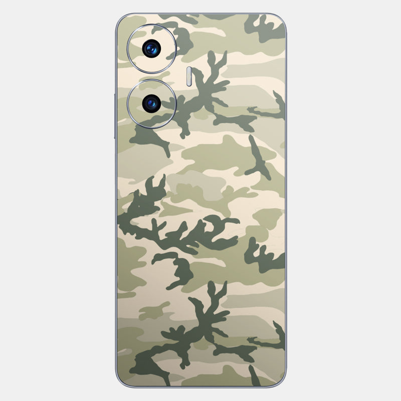 Military Camo Glass Back