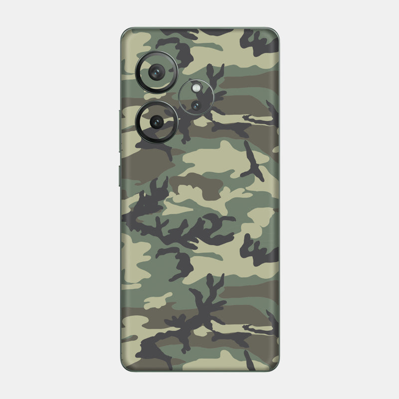 Forest Camo Glass Back