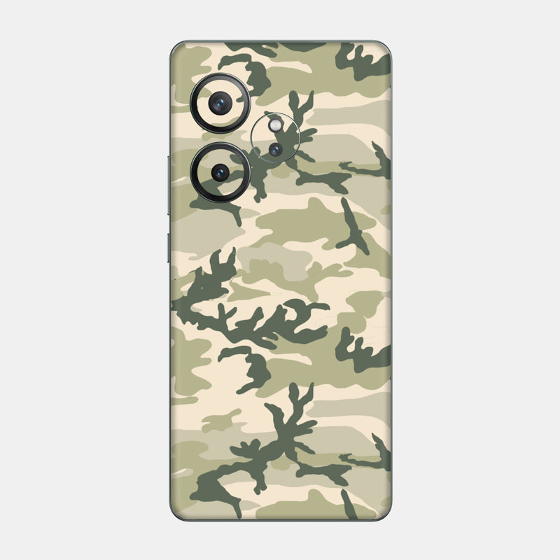 Military Camo Glass Back