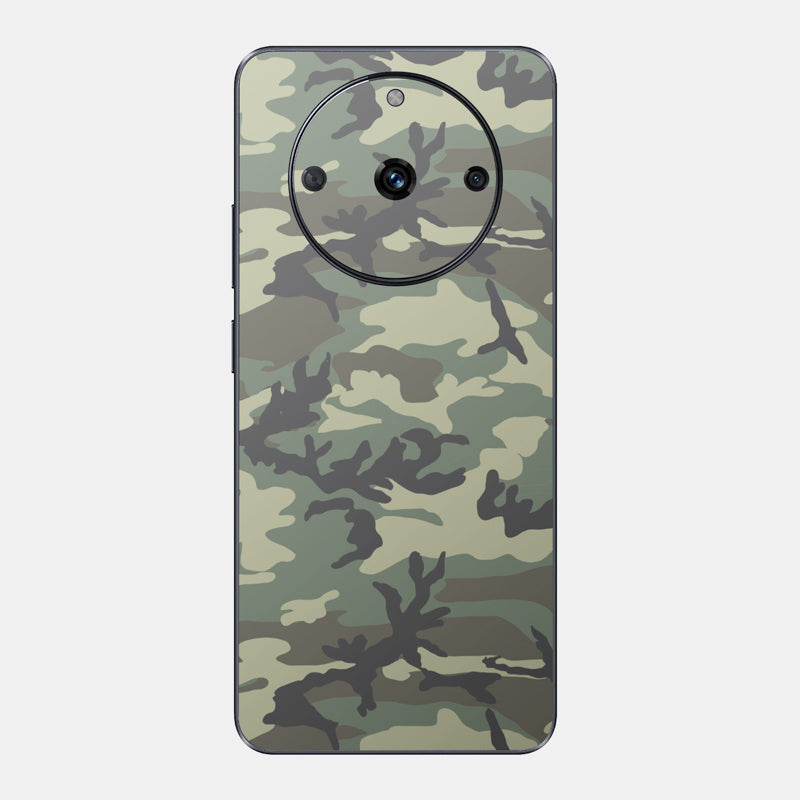 Forest Camo Glass Back