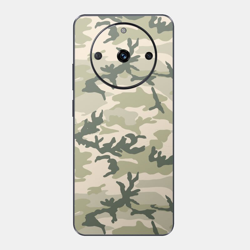 Military Camo Glass Back