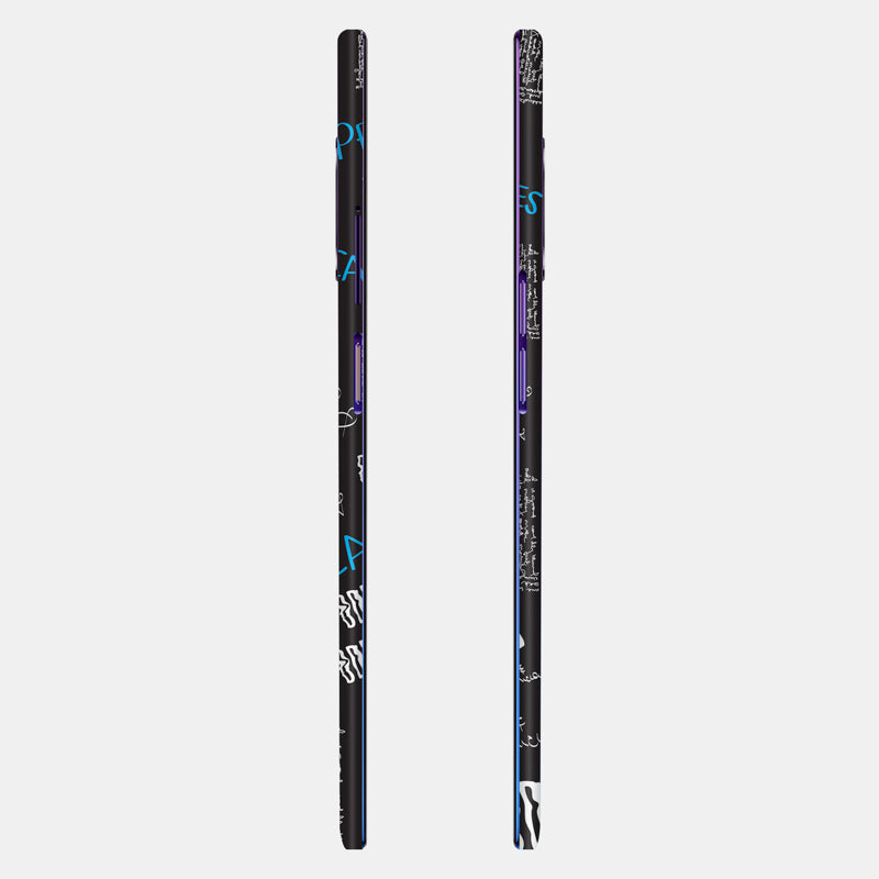 Black Scribble Full Back