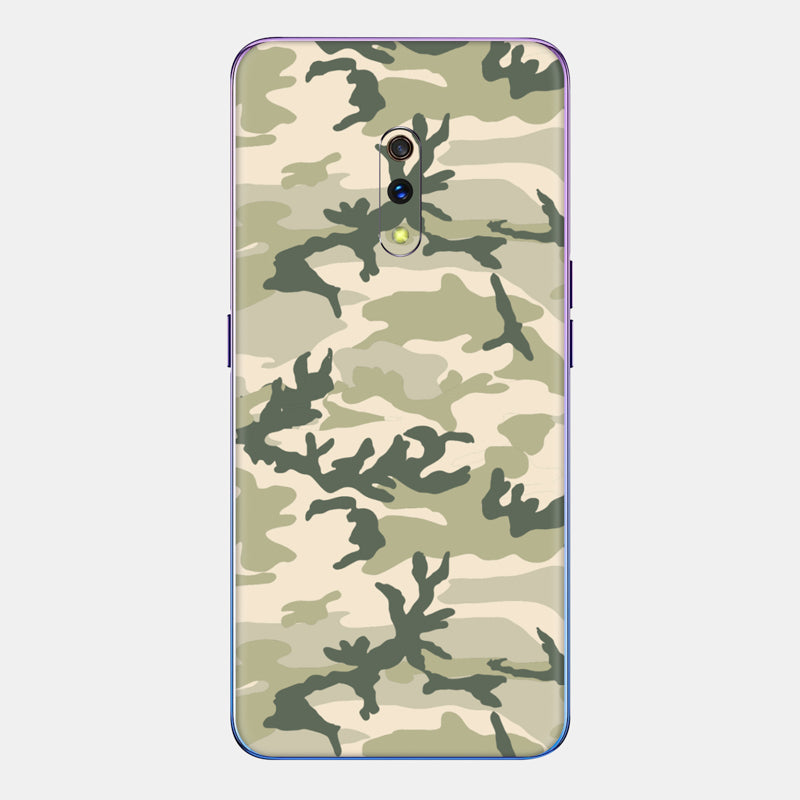 Military Camo Glass Back