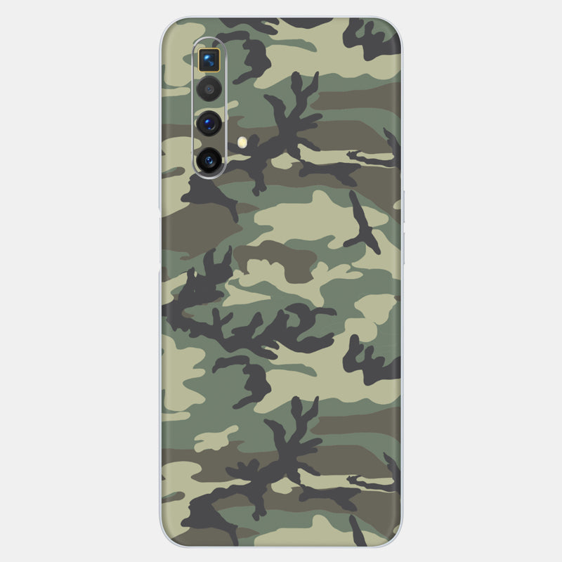Forest Camo Glass Back
