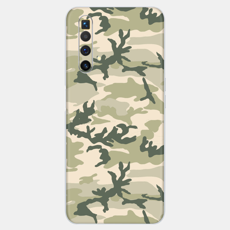 Military Camo Glass Back