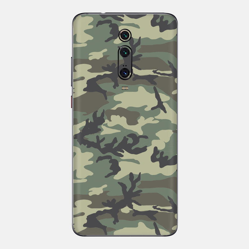 Forest Camo Glass Back